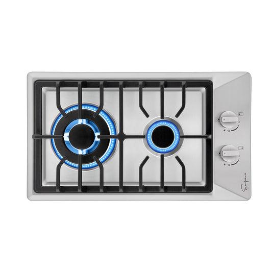 Empava 12 inch 2 Burner Gas Cooktop