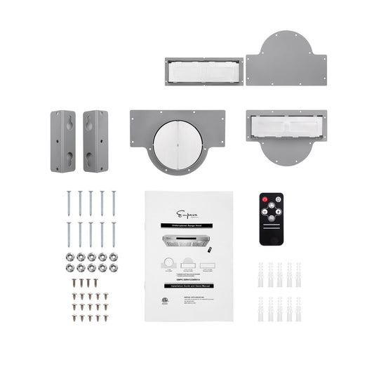 Empava 36 Inch 500 CFM Ducted Under Cabinet Range Hood