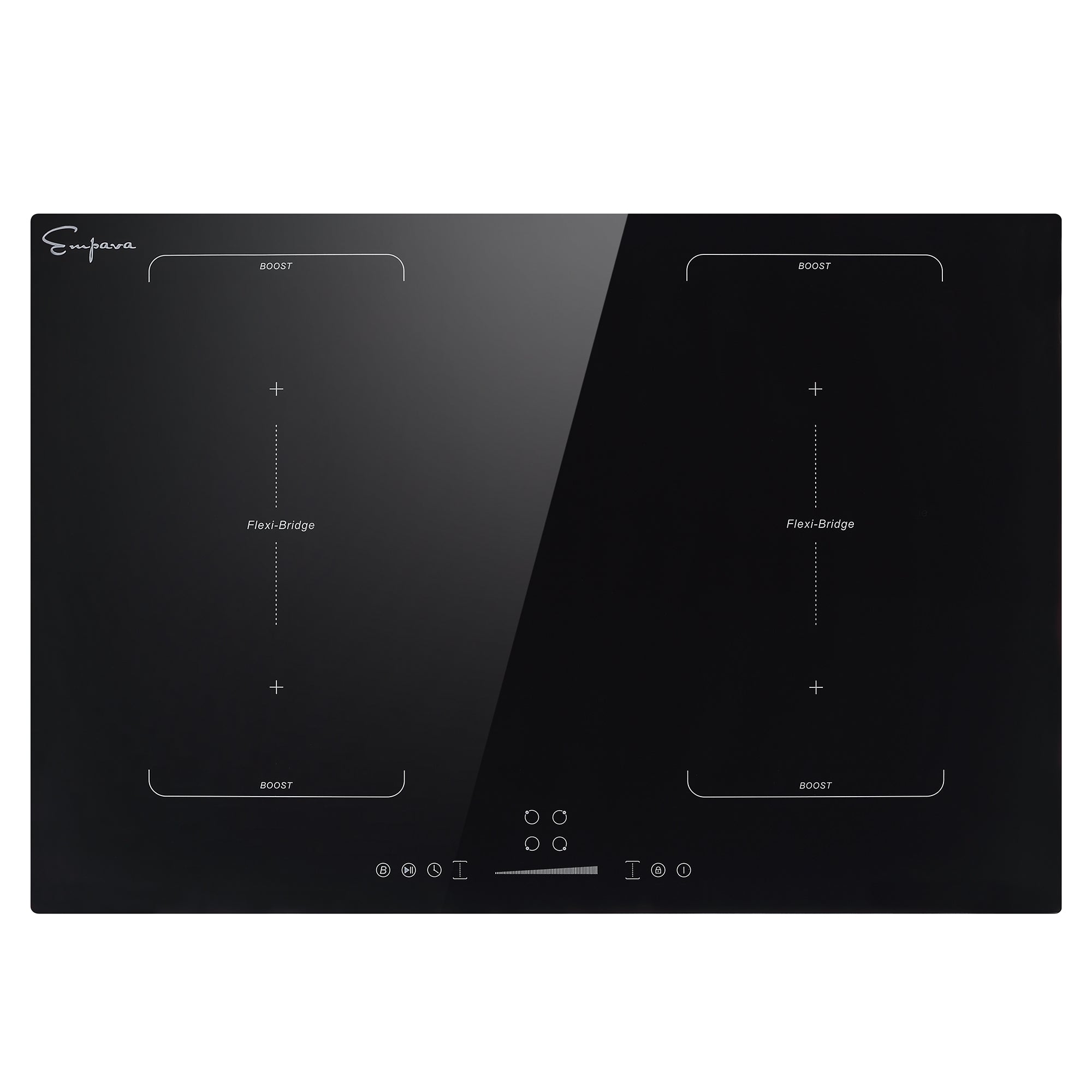 Empava 30 Inch Black Electric Stove Induction Cooktop