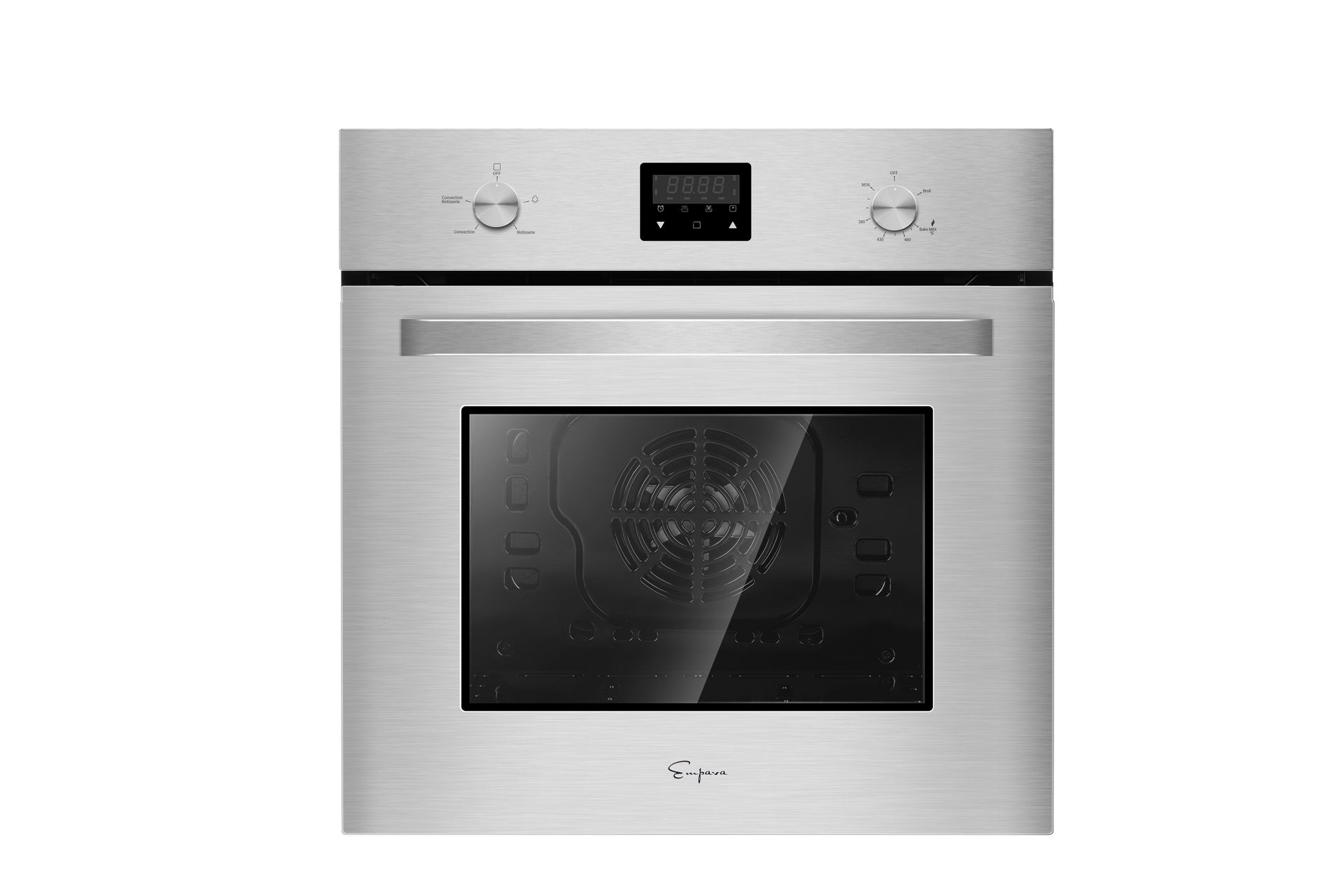 Empava 24 inch 2.3 Cu. Ft. Single Gas Wall Oven - Only For Natural Gas